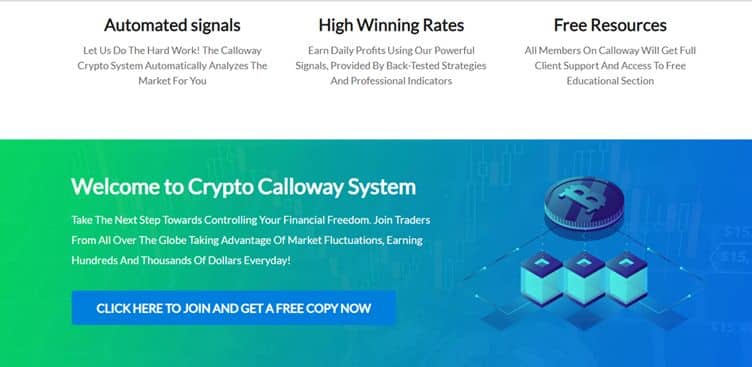 L’accesso a Calloway Crypto System