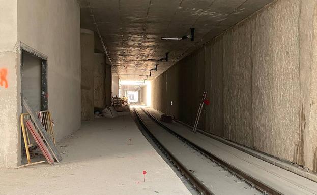 Tunnel della stazione della metropolitana AVE di Murcia./@adrian1062