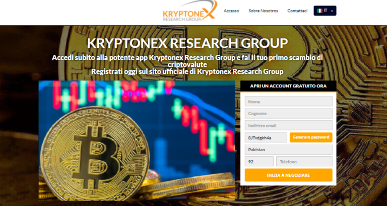 Kryptonex Research Group è legittimo o è una truffa?