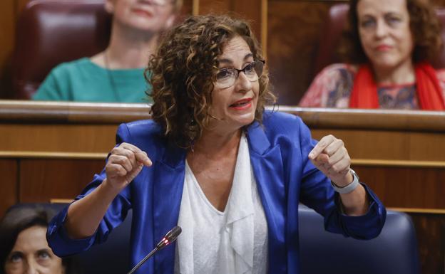 Il ministro delle finanze, María Jesús Montero./EFE
