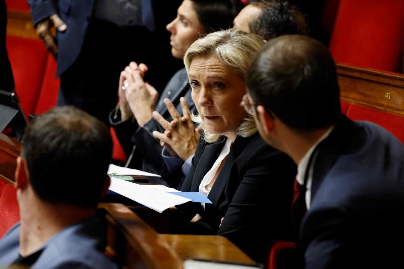 Marine Le Pen, all'Assemblea nazionale./AFP