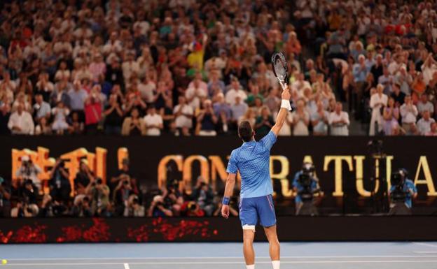 Djokovic dopo aver raggiunto la sua decima finale in Australia/REUTERS