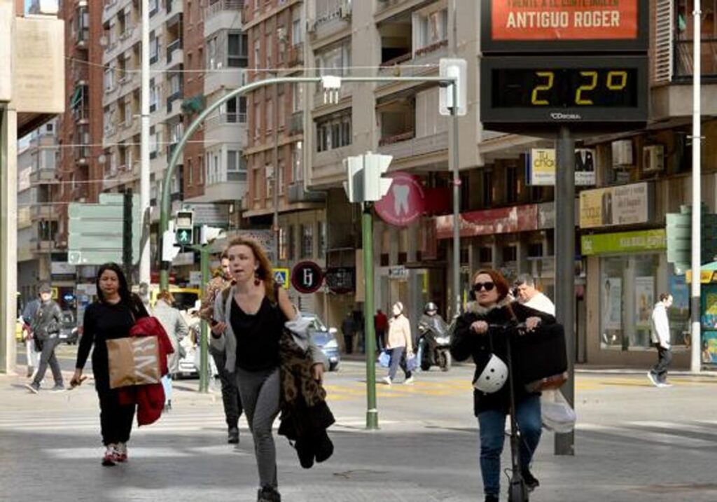 L'inverno si conclude come l'ottavo più caldo degli ultimi 62 anni nella regione di Murcia
