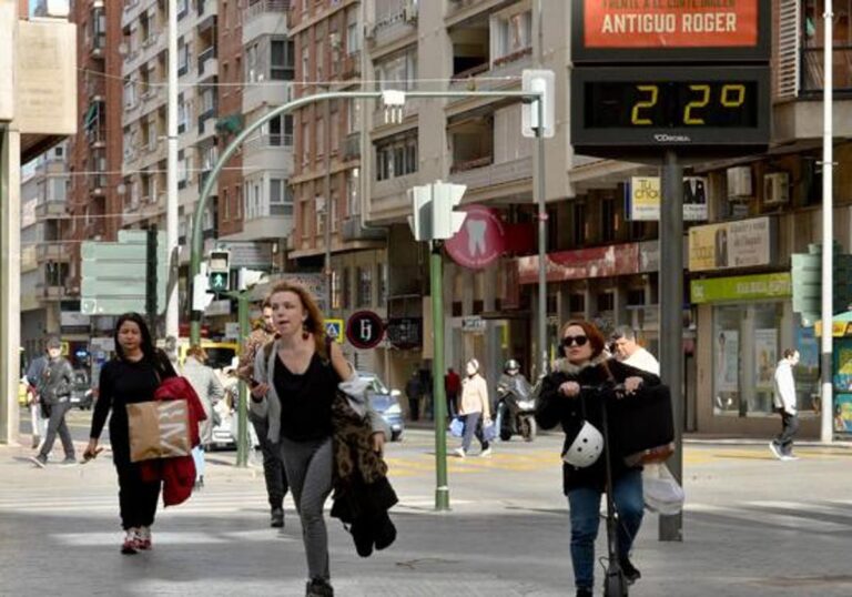 L’inverno si conclude come l’ottavo più caldo degli ultimi 62 anni nella regione di Murcia